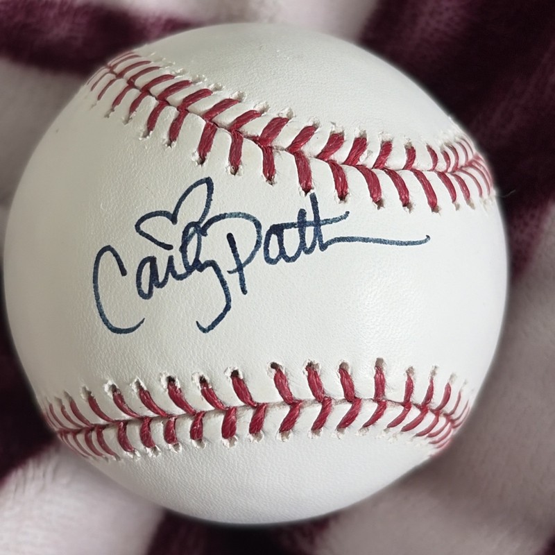 Carly Patterson Signed Baseball