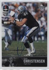 1997 Upper Deck NFL Legends Auto Todd Christensen #AL-88 Auto r7d
