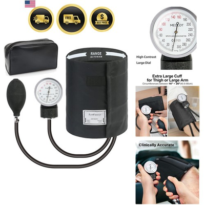 #ad XXL Blood Pressure Cuff Manual Adult Professional Thigh BP Cuff 16quot; 26quot; Ext... $39.99