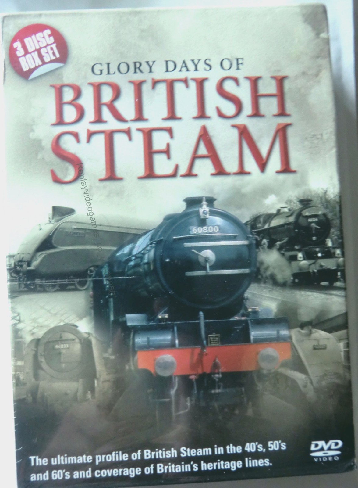 68850 DVD - Glory Days Of British Steam 3 DVD Box Set [NEW / SEALED]    GRD1855