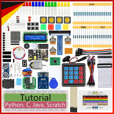 RFID Starter Kit für Raspberry Pi 5 4 3 B+ 204 Teile 122 Projekte Elektronik