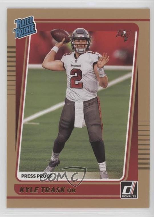 2021 Panini Donruss Rated Press Proof Bronze Kyle Trask #257 Rookie RC yf1