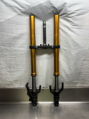 2018 Yamaha Yzf R3 Front Forks Set With Lower Triple #41