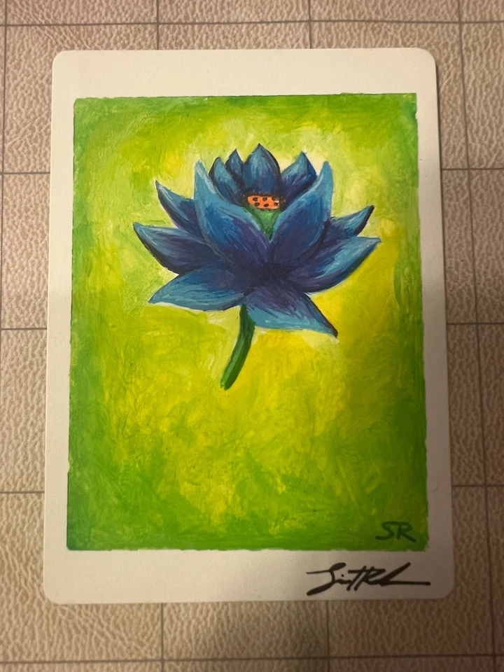 MTG Ice Age Portuguese Plains (Planicie) Artist Proof Signed by Christopher Rush - Image 2 of 2