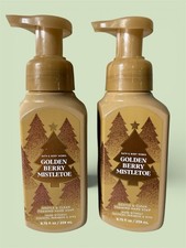 2 New GOLDEN BERRY MISTLETOE BATH  BODY WORKS GENTLE FOAMING HAND SOAP WASH