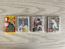 1984 Topps Baseball Rack Pack - Wade Boggs On Top. Excellent Cond.