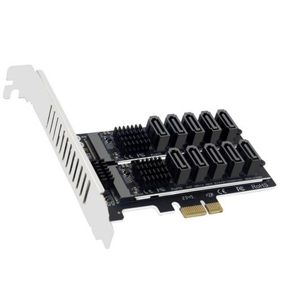 M.2  auf PCIE Adapterkarte PCIe X1/X4/X8/X16 Dual-Disk Array Karte M2  Erwe3461