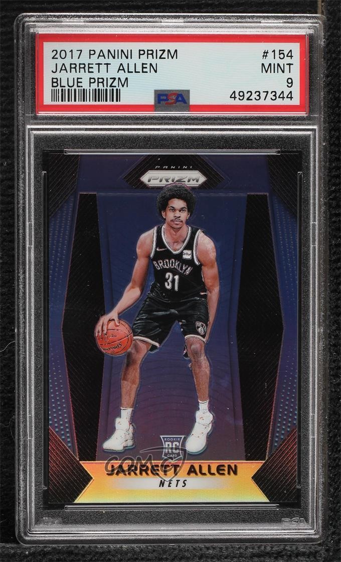 2017-18 Panini Prizm Blue Prizm /199 Jarrett Allen #154 PSA 9 MINT 7an