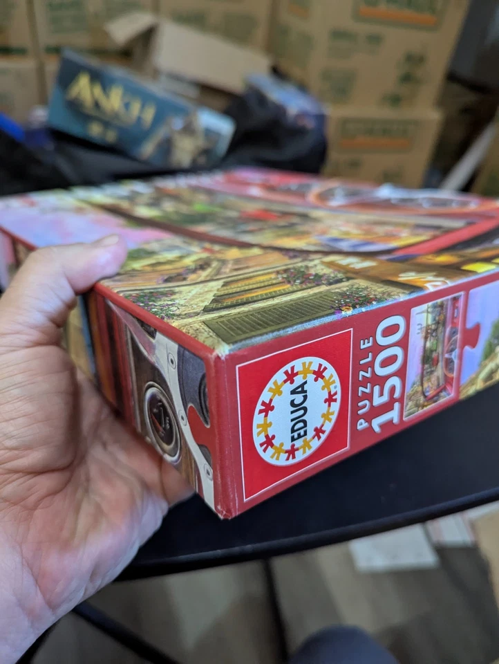 PARIS in a CAR 1500 Piece Puzzle by EDUCA UNCOUNTED BAGGED RARE - Image 4 of 4