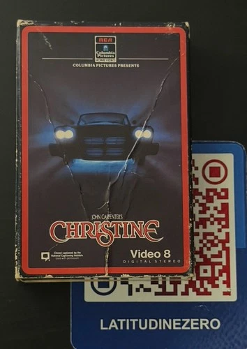 CHRISTINE di John Carpenter - VIDEO 8 in inglese (no super8 Vhs)