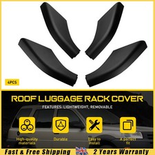 4Pcs Roof Rack Cover Rail End Shell Caps For Land Rover Freelander 2 2006 -2013