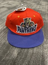 Vintage 90s Logo 7 Florida Panthers Hat Cap Red Kids YOUTH Snapback NHL Hockey