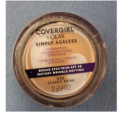 COVERGIRL + OLAY Simply Ageless Foundation Classic Beige SPF 28 12g