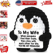 Cute Mini Crochet Penguin for Wives - Perfect Birthday and Anniversary Gift