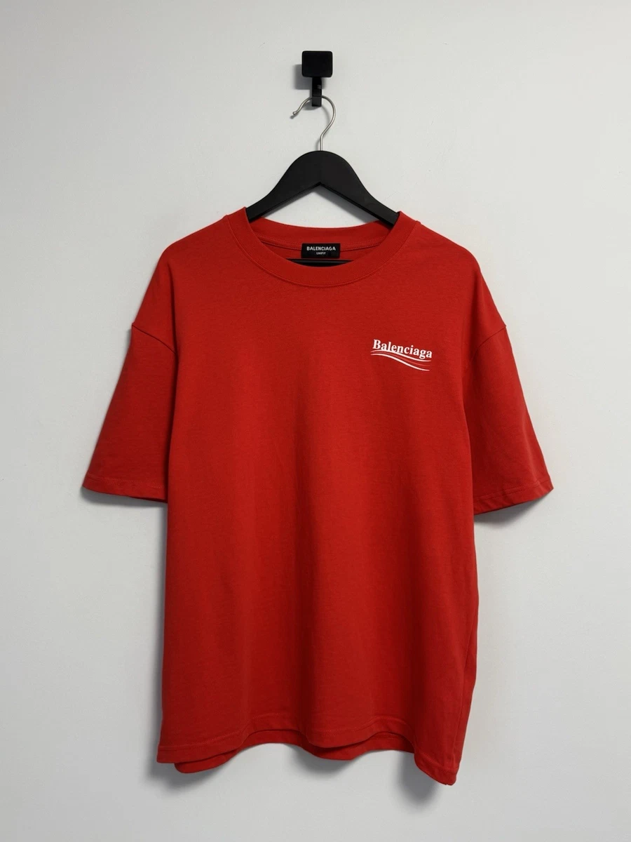 Balenciaga Red T-Shirts for Men for sale - eBay