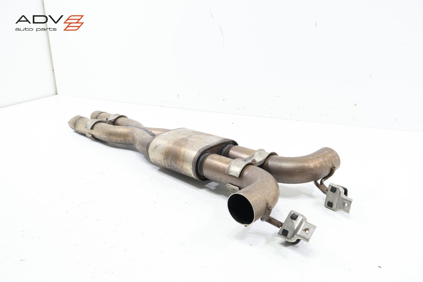 2014 - 2020 MASERATI GHIBLI 3.0L EXHAUST CENTER MUFFLER RESONATOR PIPE OEM -CUT-