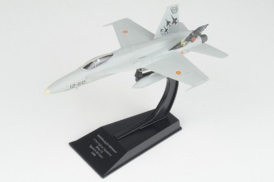 Hachette Collections 1/100 EF-18A Hornet Airplane Spanish Air Force Esc 121