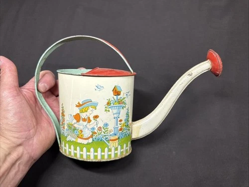 J. Chein Co. Metal Toy Company Antique Watering Can ca. 1930s-40s Made in USA