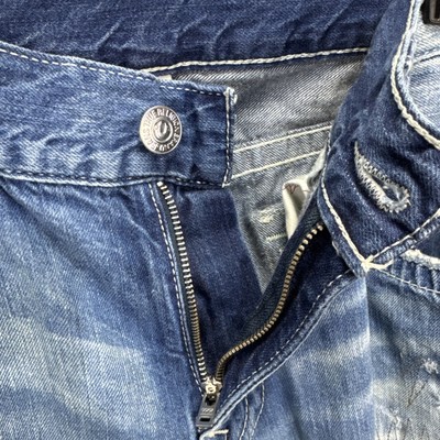 True Religion Jeans Men Denim World Tour Straight W/Flap Single
