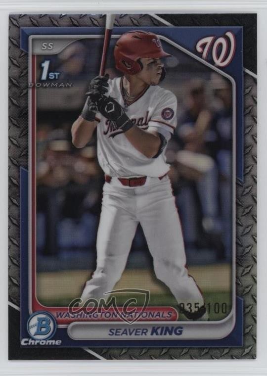 2024 Bowman Draft Chrome Steel Metal Refractor 35/100 Seaver King #BDC-62