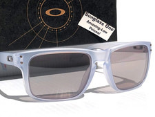 Oakley HOLBROOK Matte Clear PRIZM Slate Grey Lens Sunglass 9102-A0