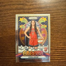 2025 Panini Prizm WNBA Groovy Insert Georgia Amoore RC #3 Washington Mystics A