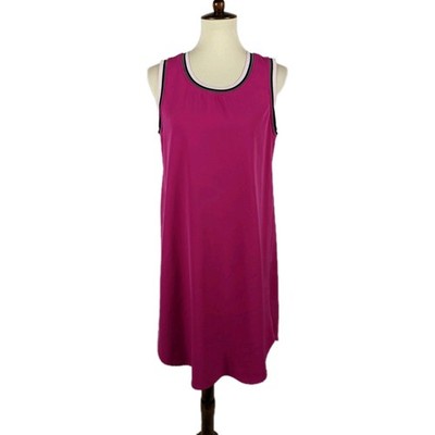 ABS Allen Schwartz Pink Sleeveless Tank Shift Dress Athleisure Athletic Size M