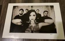 EVANESCENCE AMY LEE PRINT POSTER 11x17 PAUL HARRIES 2003