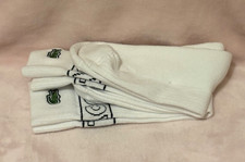 NEW Lacoste 2 Pack Size 6.5-9 Cuff Crew Socks NWOT