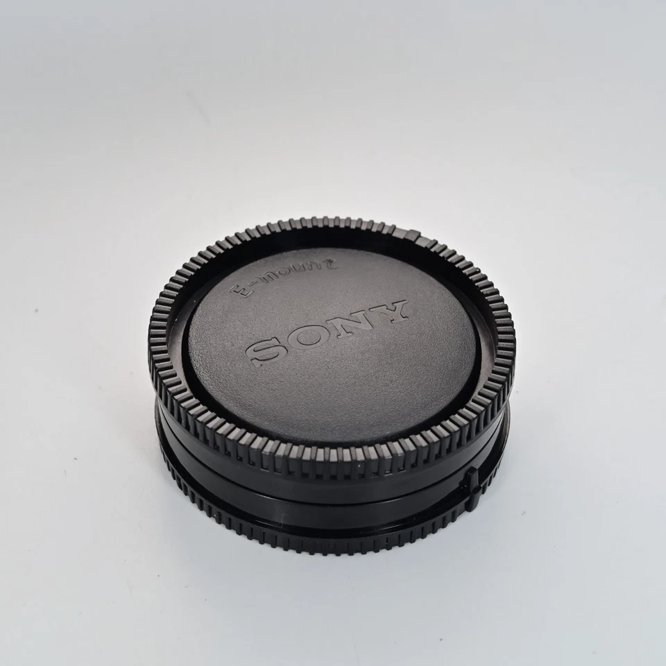 Tapa de cuerpo Sony con montura E + tapa de lente trasera para cámaras sin espejo Alpha NEX - Original Foto 3 de 3