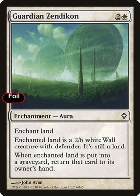 Foil Guardian Zendikon - 6 - LP - Worldwake