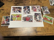 Lot Of (9) Atlanta Braves Cards. Freddie Freeman. Ronald Acuna Jr. Ozzie Albies