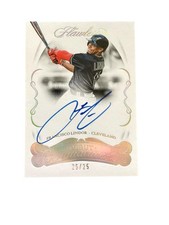 2018 Panini Flawless #FDS-FL Francisco Lindor Flawless Debut Signatures #/25