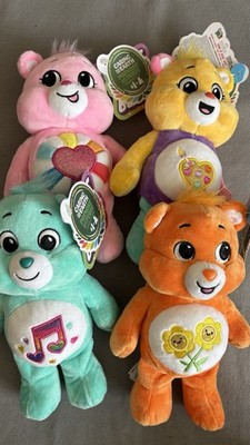 Care Bears - vier 10 Zoll Plüschbären - brandneu mit Etikett - kostenloser Versand