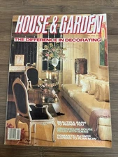 House and Garden Magazine April 1982 Home Decor Design Vintage Ads