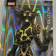 2026 Topps Chrome Marvel #119 Glitch RAYWAVE REFRACTOR Debut