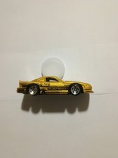 Hot Wheels Gold Mustang Cobra 5 Spoke Made In India Loose In Excellent Condition
