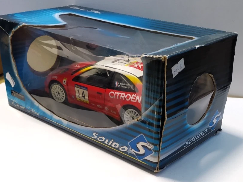 SOLIDO USATO 1:18 AUTO DIE CAST CITROEN XSARA T4 WRC 2001  #14 BUGALSKI ART 9021 - Immagine 2 di 4