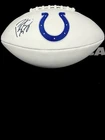 Peyton Manning Signed Football Indianapolis Colts QB JSA Certified