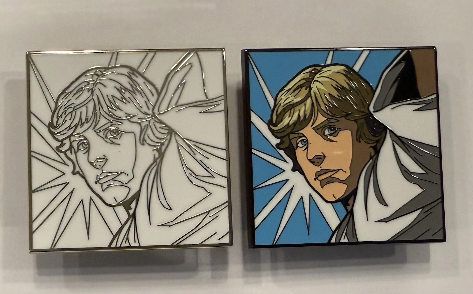 FiGPiN Mini Luke Skywalker Y640 Star Wars Series 1 Pin Common And Uncommon