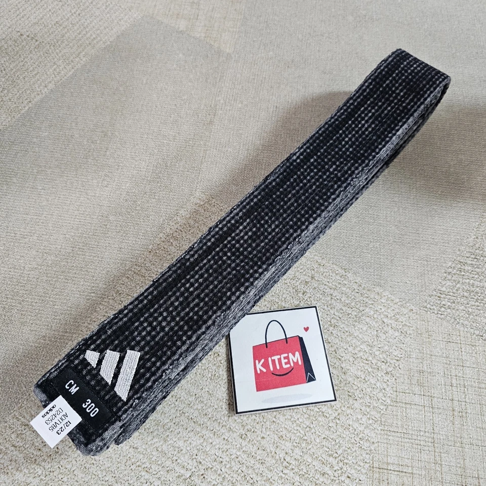 Adidas наследия TaeKwonDo черный пояс боевых искусств дзюдо ремень ширина 5 см новый - Изображение 3 из 4