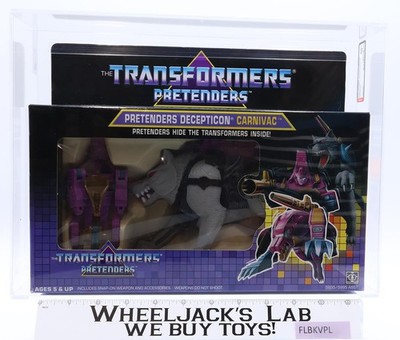 Carnivac Pretenders AFA 80+ 80/85/85 G1 Transformers TAPE SEALED NO COLOR BREAK