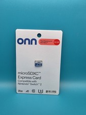 ONN 512 GB MicroSD Express Card Nintendo Switch 2 Factory Sealed