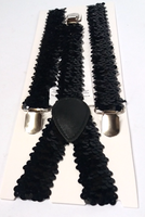 Pailetten HosenträGer Hochzeit Pailletten Fasching Karneval Schwarz