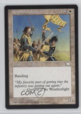 Benalish Infantry Magic: Weatherlight 1997