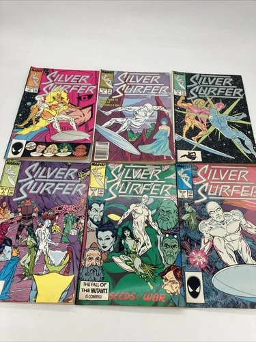 SILVER SURFER VOL 3 #1 2 3 4 6 7 (Marvel Comics 1987) Vintage Lot of 6