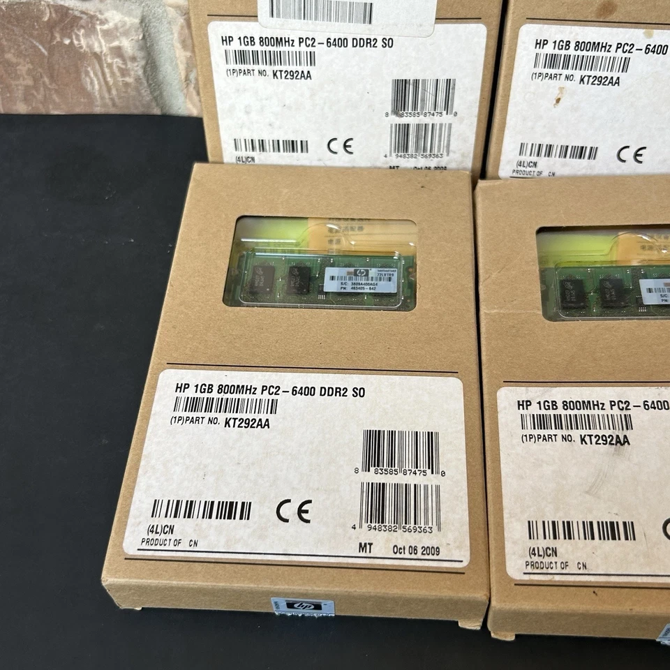 Lot Of 6 Hp 1GB DDR2 PC2-6400 800MHz Memory RAM NEW - Image 2 of 4