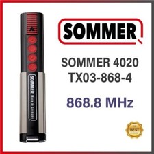 Télécommande SOMMER 4020 4025 4026 4031, TX03-868-4, 868MHz porte de garage 🇫🇷