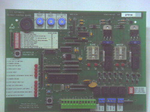 US Automatic Patriot Control board Q7000-4 Vehicular gate operator Module Card - Afbeelding 1 van 4
