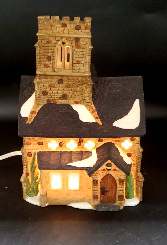 Dept 56 Dickens' Village Series KNOTTINGHILL CHURCH 55824 RETIRED 1989